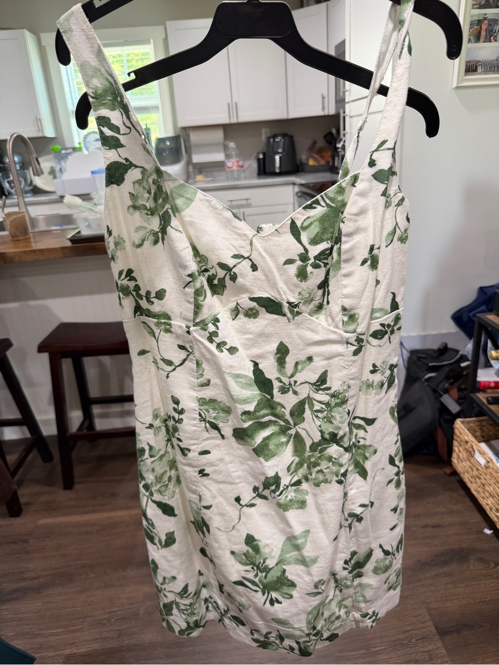 NWT Abercrombie Floral Green Mini Dress – Women